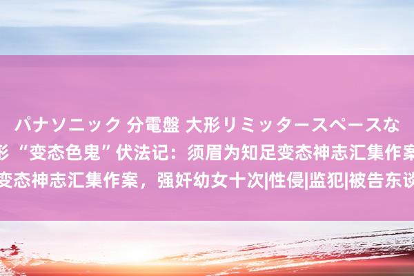 パナソニック 分電盤 大形リミッタースペースなし 露出・半埋込両用形 “变态色鬼”伏法记：须眉为知足变态神志汇集作案，强奸幼女十次|性侵|监犯|被告东谈主呼富吉